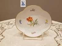 Miseczka owalna, porcelana królewska Miśnia (Meissen).