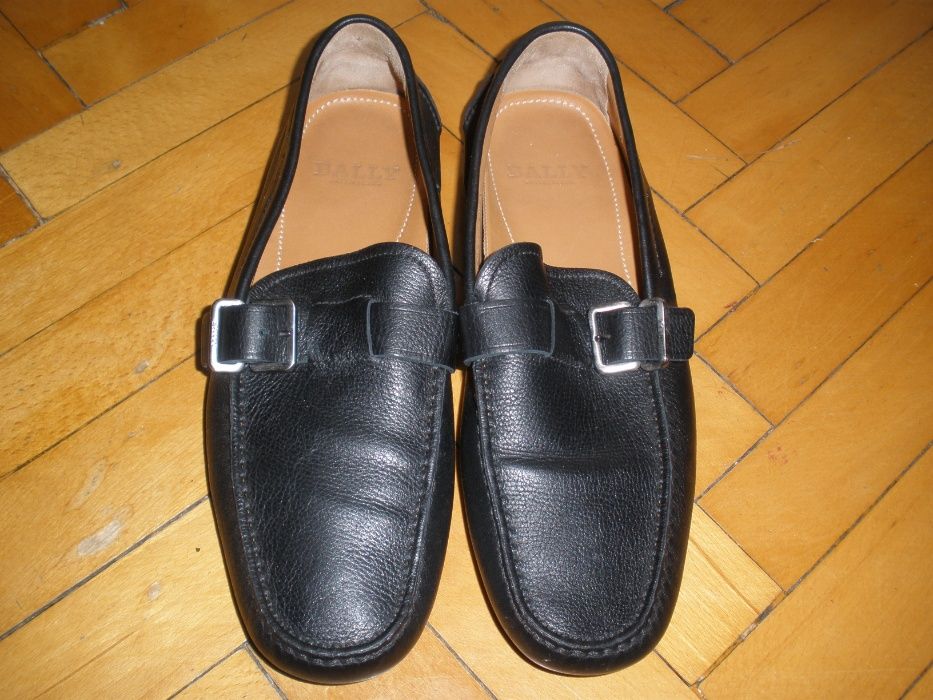 BALLY mokasyny werner czarne rozm. 42.5