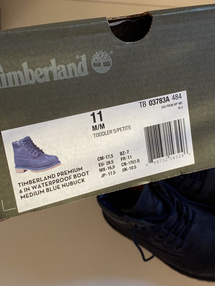 Timberland демисезонные ботинки