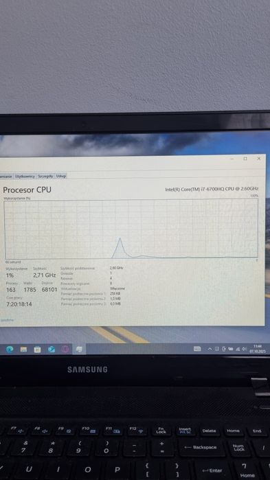 Laptop Samsung i7-6700HQ, GeForce 920MX