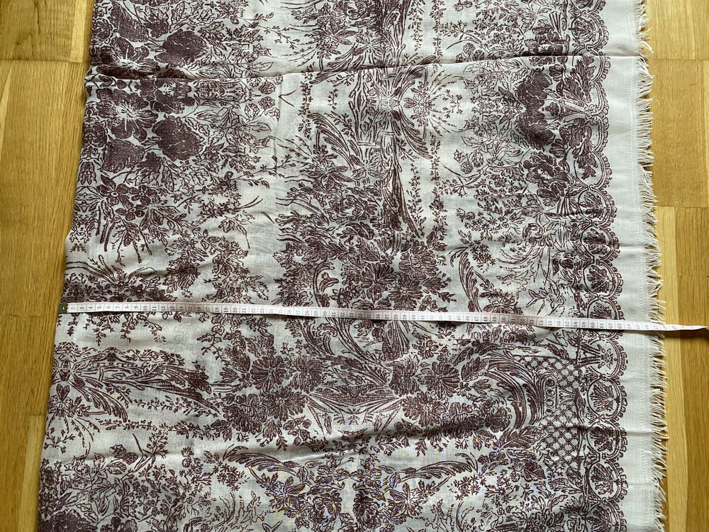 Duży lekki szalik ze wzorem ~240x132cm H&M