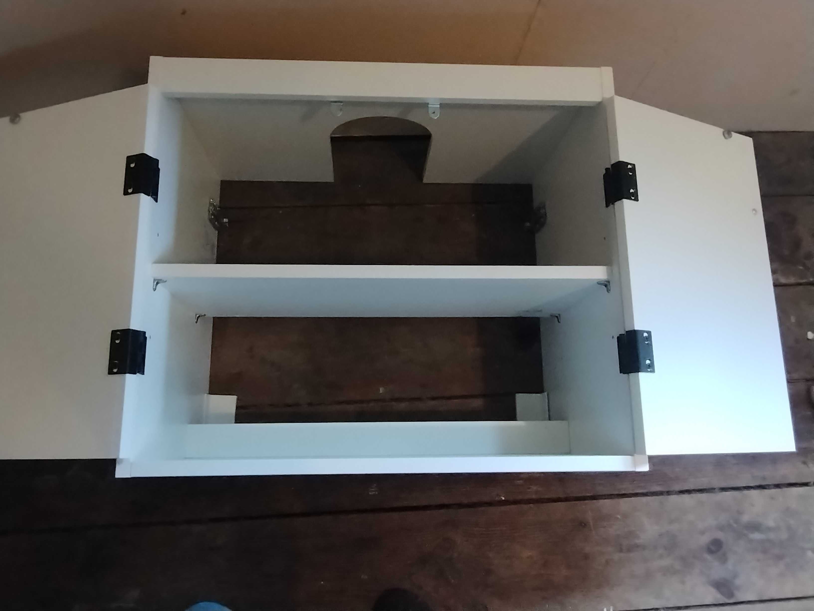 Biała szafka pod umywalkę SILVERAN IKEA