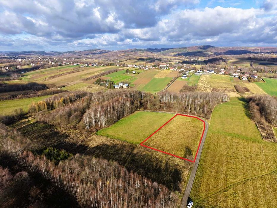 Widokowa działka 41 ar Sieklówka