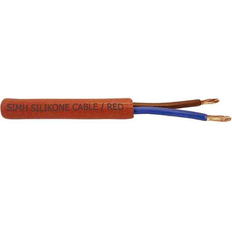 Термостійкий силіконовий кабель SIMH SILIKONE CABLE, RED CUPPER