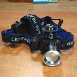Мощный Налобный фонарь BL POLICE P-T24-P50 фонарик 1050 Lumen