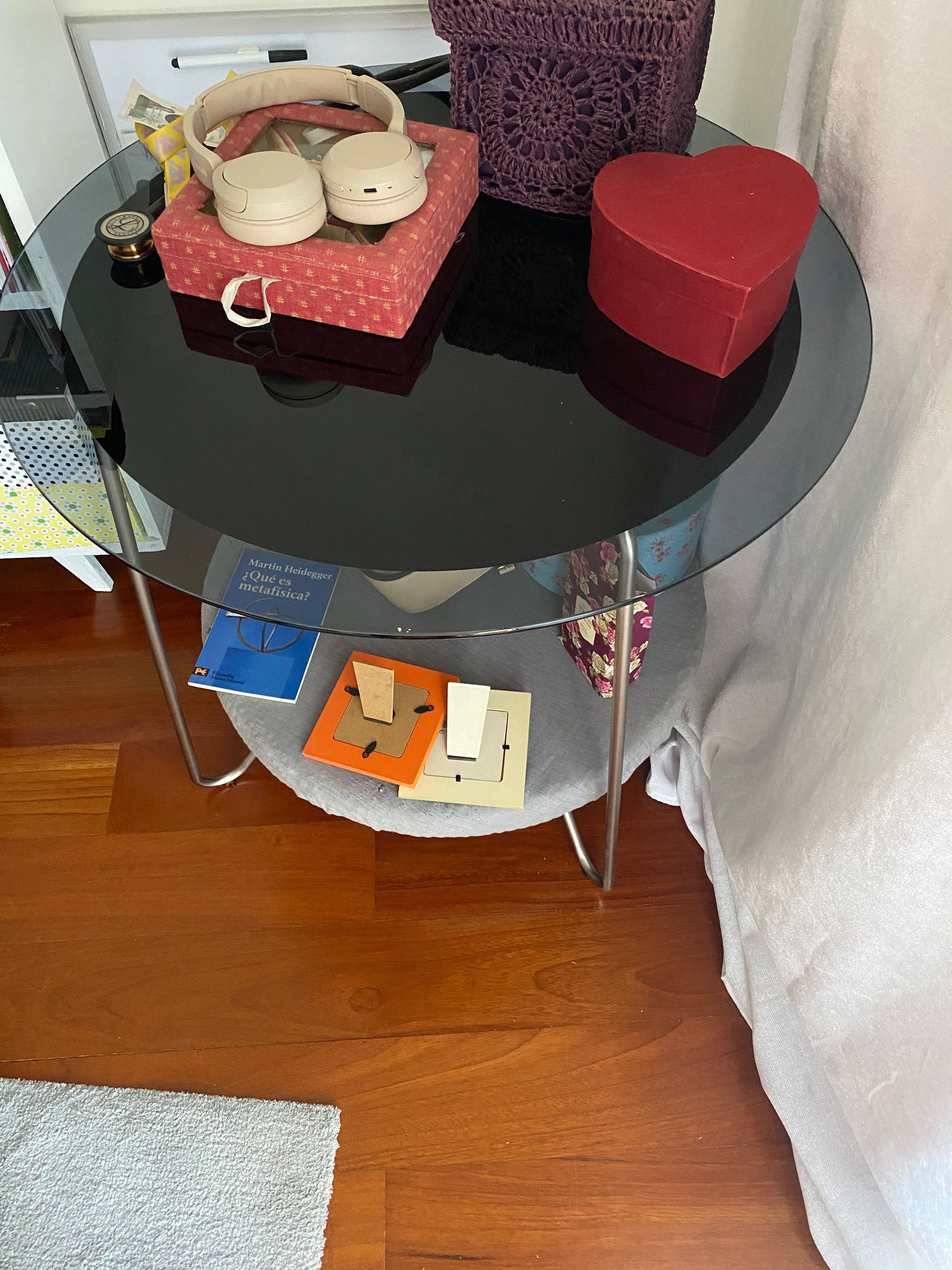 Mesa de suporte decorativa