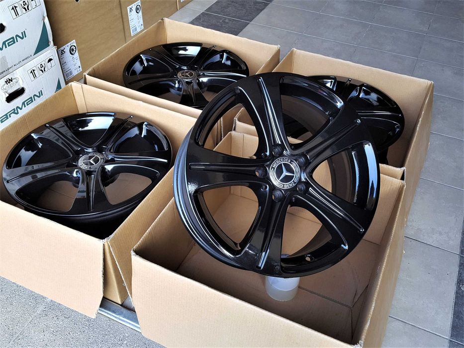 Alufelgi 17 5x112 Mercedes A B C E S V CLA GLA GLC ML Vito Czarne 214#