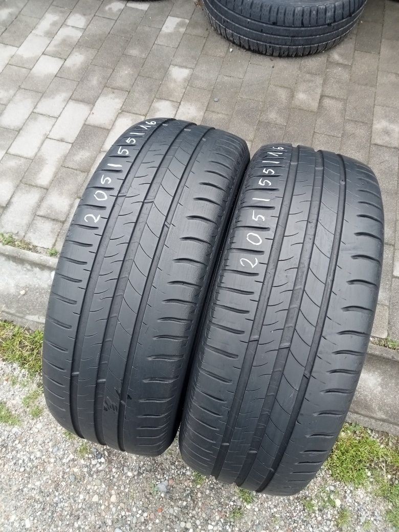 2x Opony Używane Letnie 205/55R16 Michelin