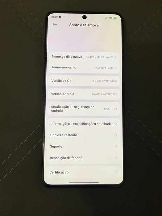 Xiaomi redmi note 13 pro 5G 12gb ram 512gb rom