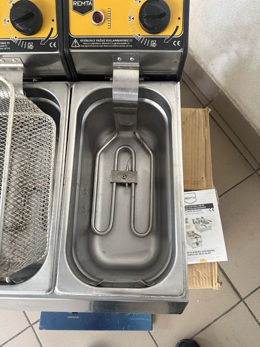 Фритюрниця Подвійна Професійна Remta 4+4 Літри