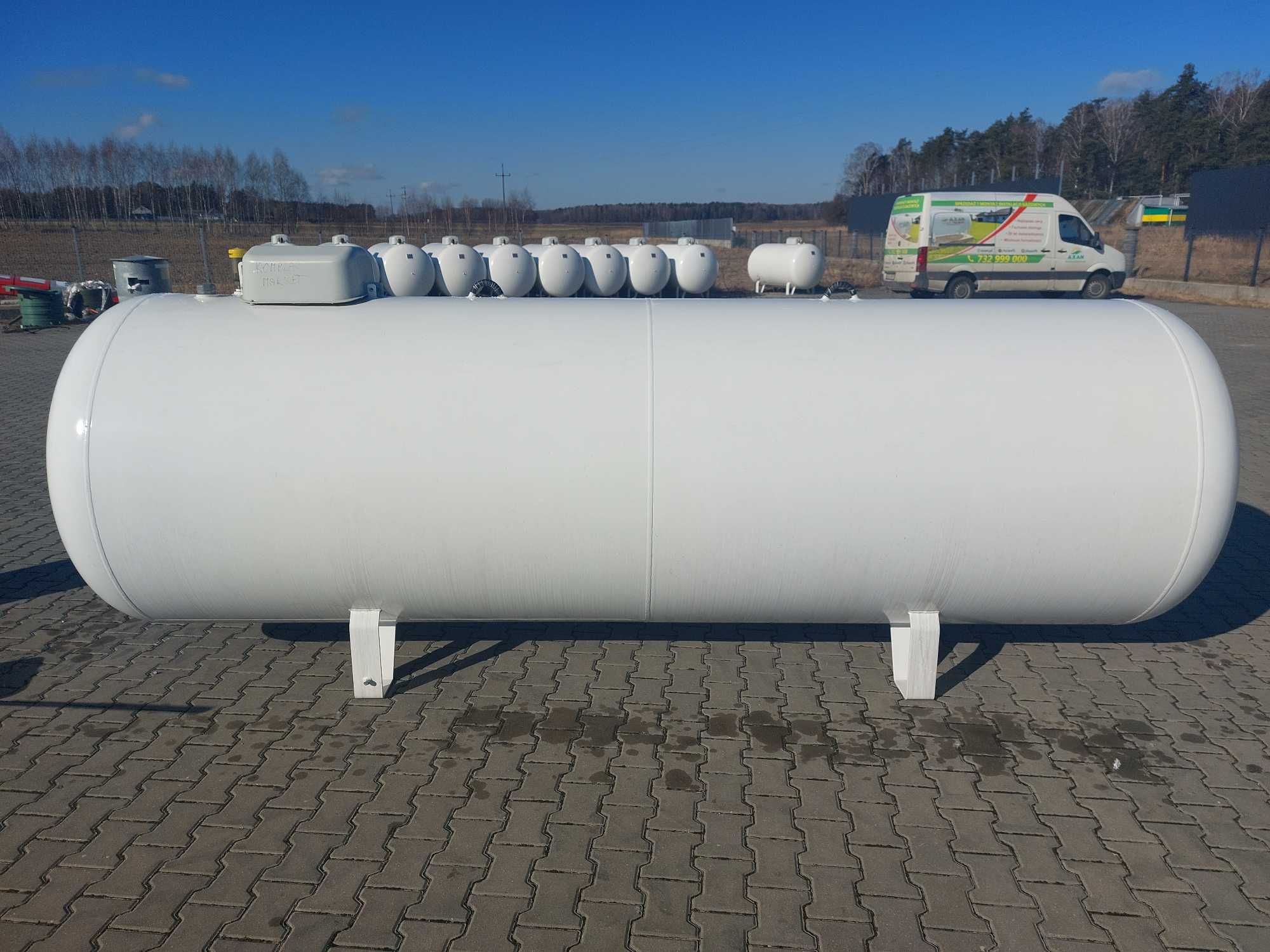 Zbiornik na gaz płynny LPG z instalacją - propan. Naziemny / Podziemny