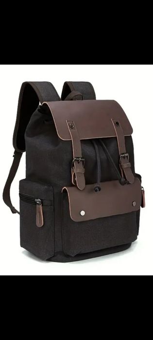 Рюкзак чоловічий (унісекс) ретро портативний з мікрофібри,-  для відпо