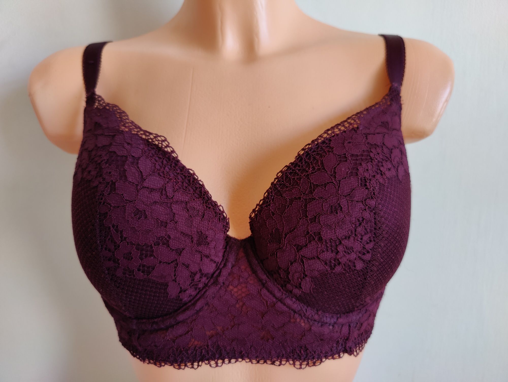Biustonosz stanik Phoebe Next 34DD 75DD koronkowy fiszbiny