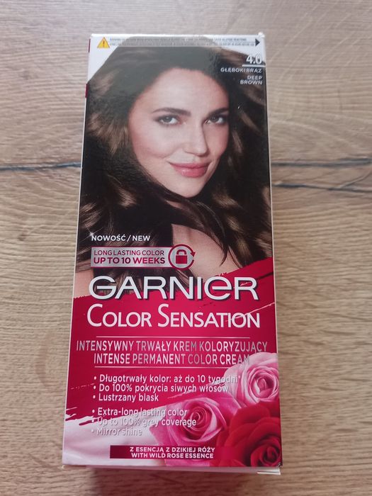 Garnier color sensation 4.0 głęboki brąz farba do wlosów