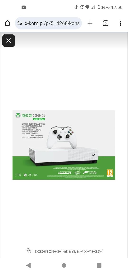 Xbox one S 1TB ALL Digital