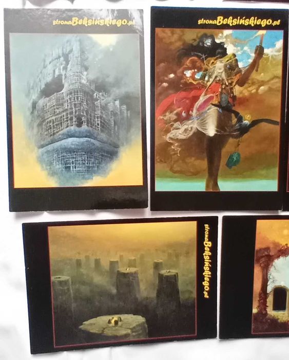 Zestaw 7 pocztówek Strona Beksińskiego.pl. Centrum Promocji Bieszczad.