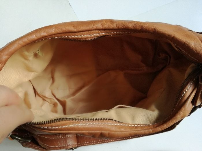 WITTCHEN duża torba torebka damska brązowa miękka skóra naturalna