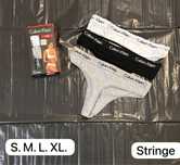 Stringi Calvin Klein 3 pcs