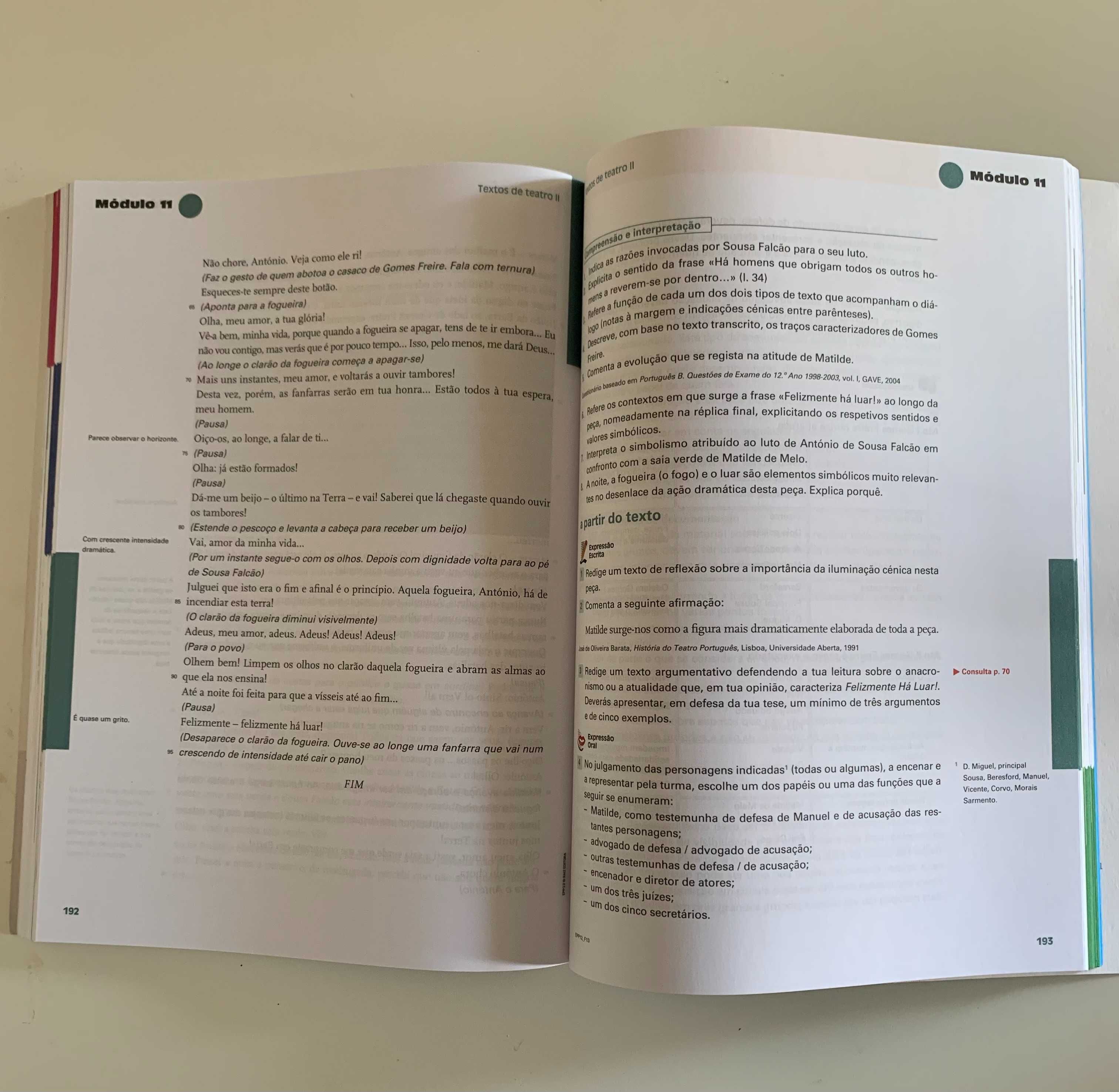 Livro Português Ensino Profissional Módulos 9, 10, 11 e 12 - envio CTT