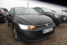 Volkswagen Golf 10/2021r, Salonowy, 1.0Benzyna, Uszkodzony lewy przód. Pali. VAT 23%