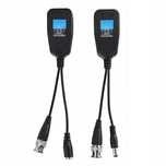 para pasywnych transceiverów cctv bnc video balun zasilający