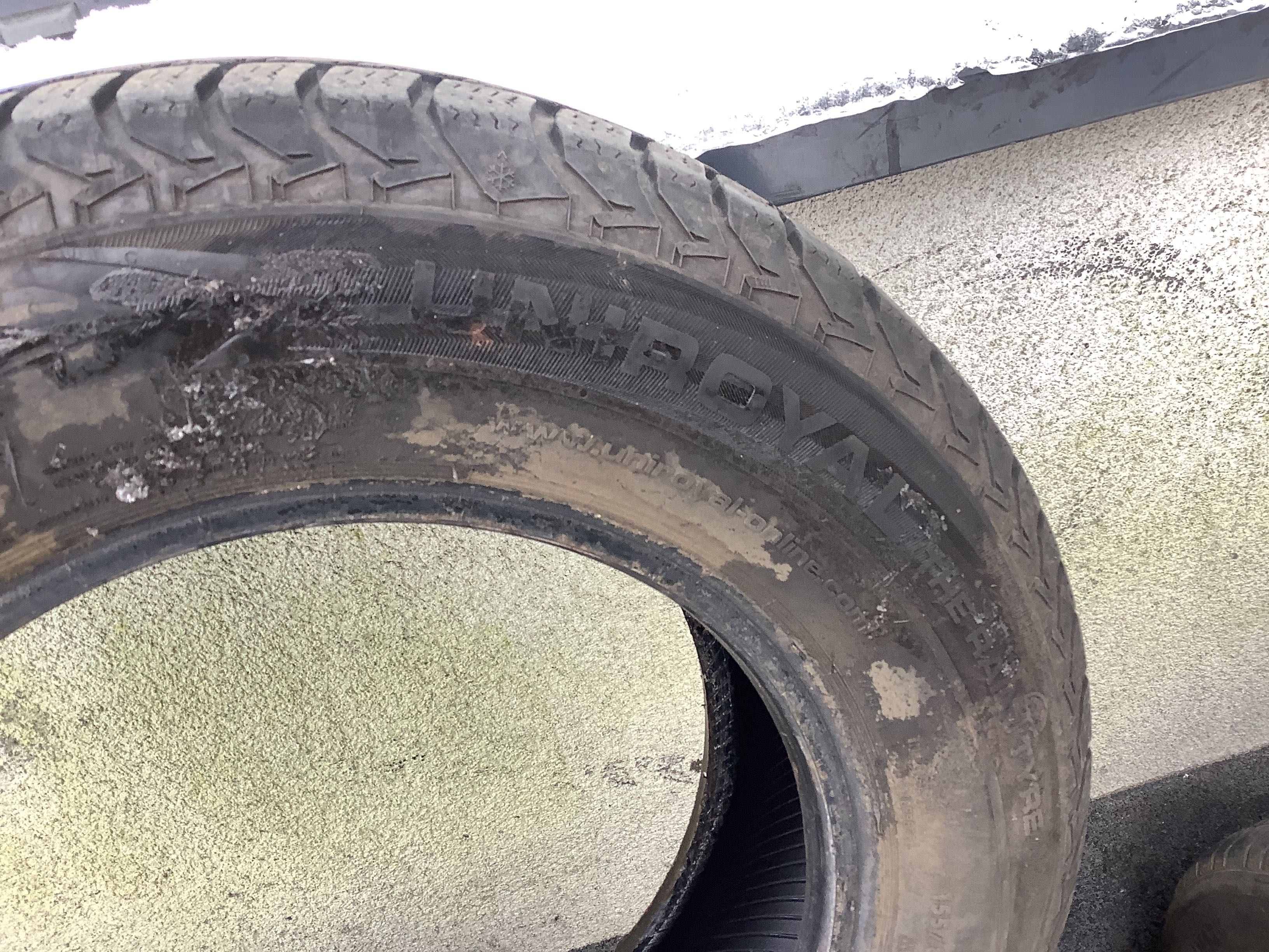 UNIROYAL 155/80r13 4szt opony zima zimowe 5.5mm