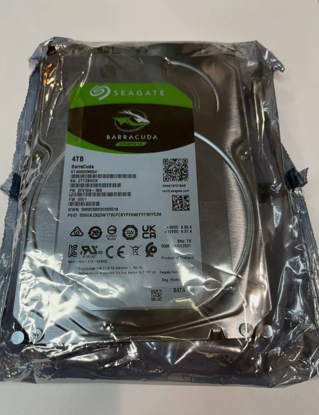 Жорсткий диск 3.5" 4TB Seagate barracuda