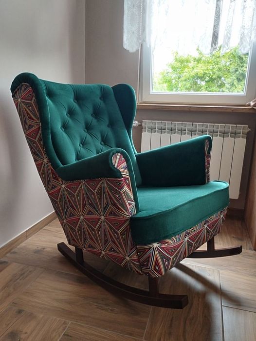 Fotel uszak-Bujak,Duży- na PŁOZACH - PROMOCJA !!!