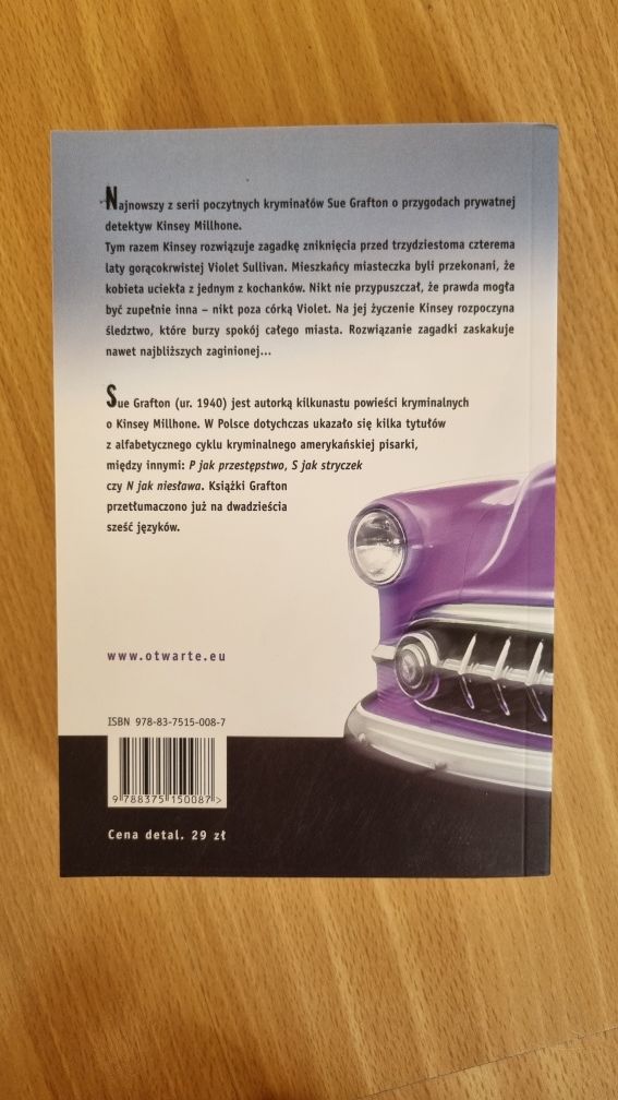 C jak ciąża Sue Grafton