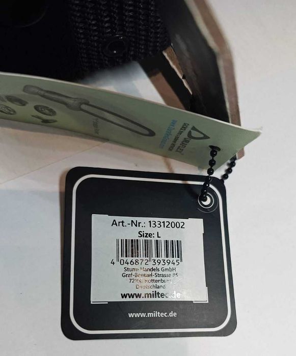 Ремінь Mil-Tec LC2 Combat - чорний