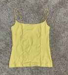 Top básico alças - amarelo