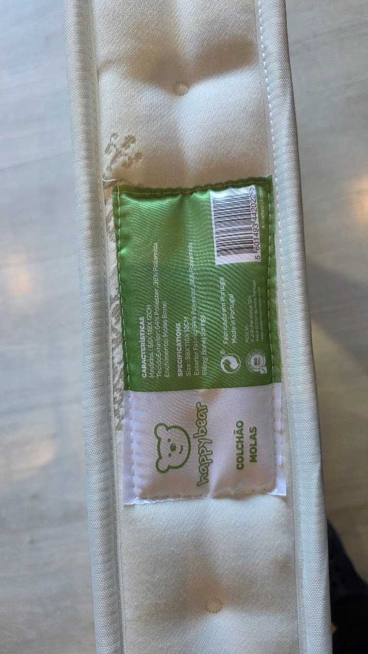 Colchão de bebé Happy Bear – Quase novo