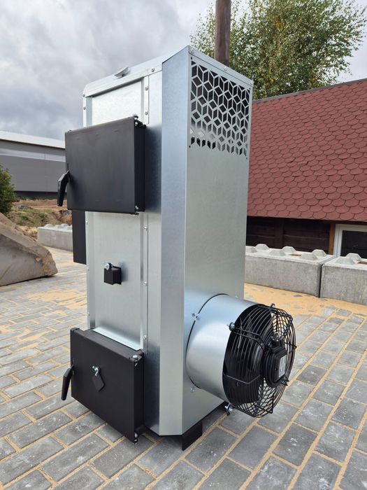 Nagrzewnica warsztatowa koza piec nadmuchowy 30kw (na drewno+ oleje)