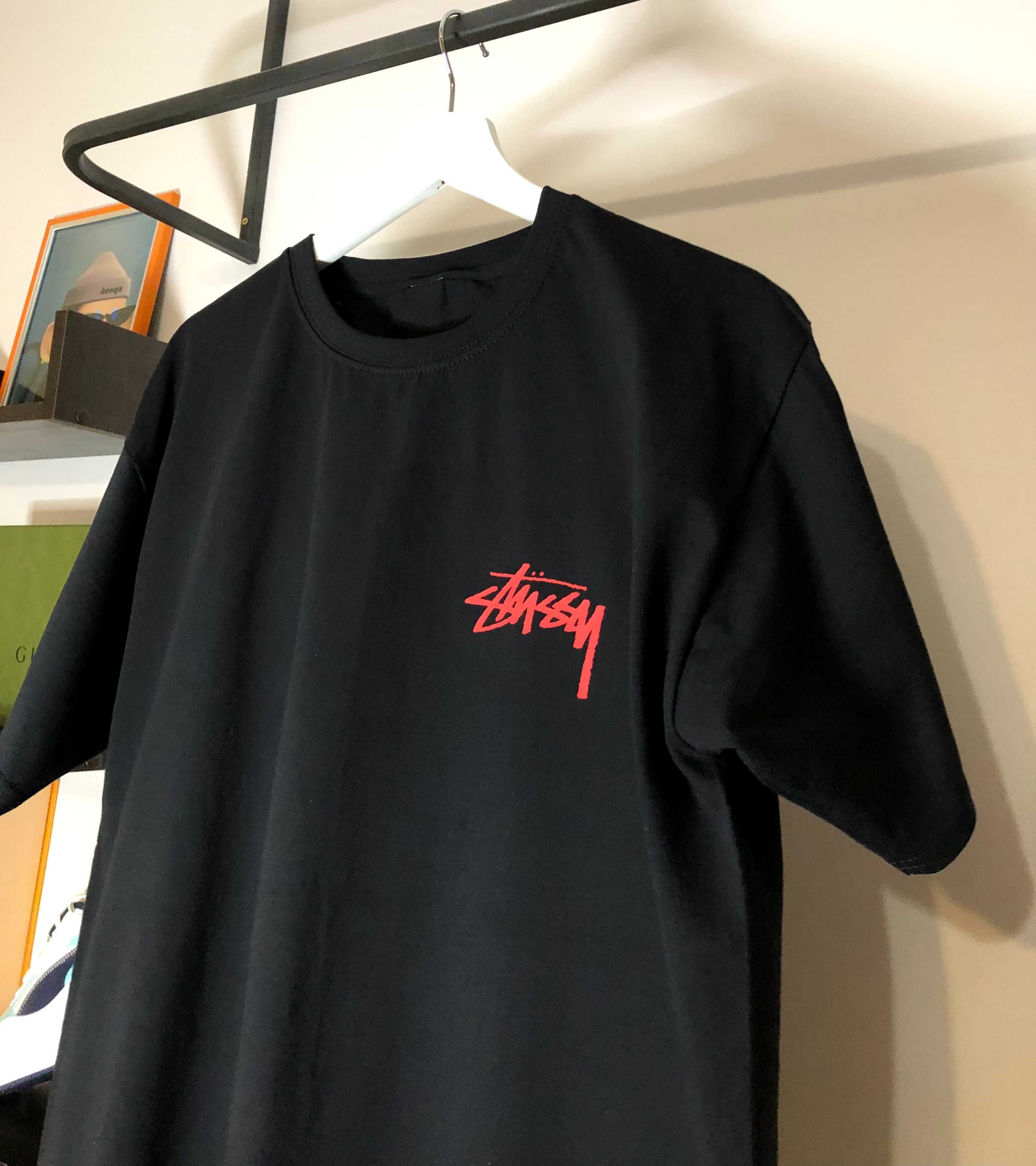 Футболка Stussy (червоний логотип)