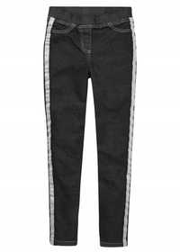 Spodnie jeans z lampasami JOHN BANER roz. 158