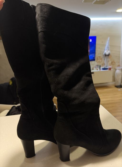 Сапожки на підборах 8 см дуже зручні