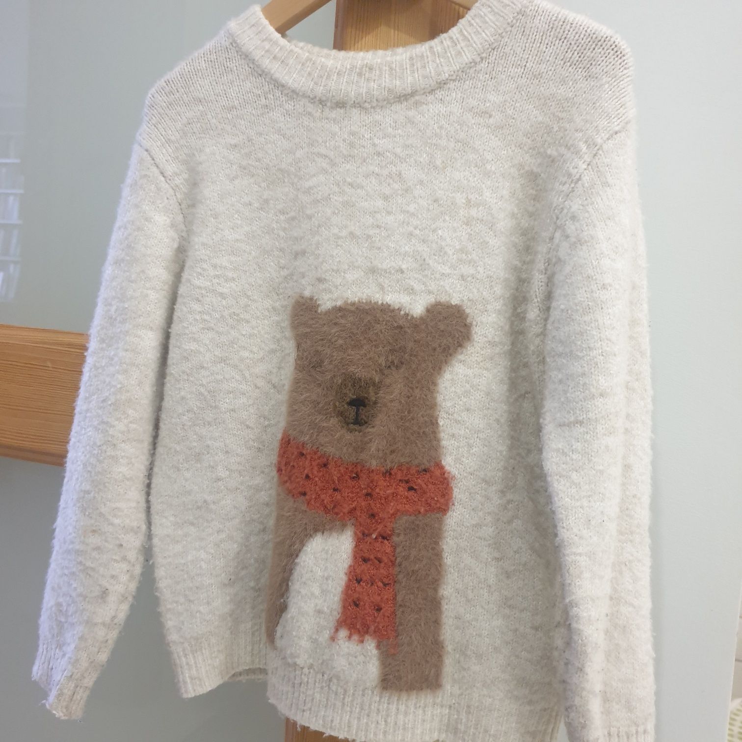 Sweter świąteczny zimowy Zara r. 122