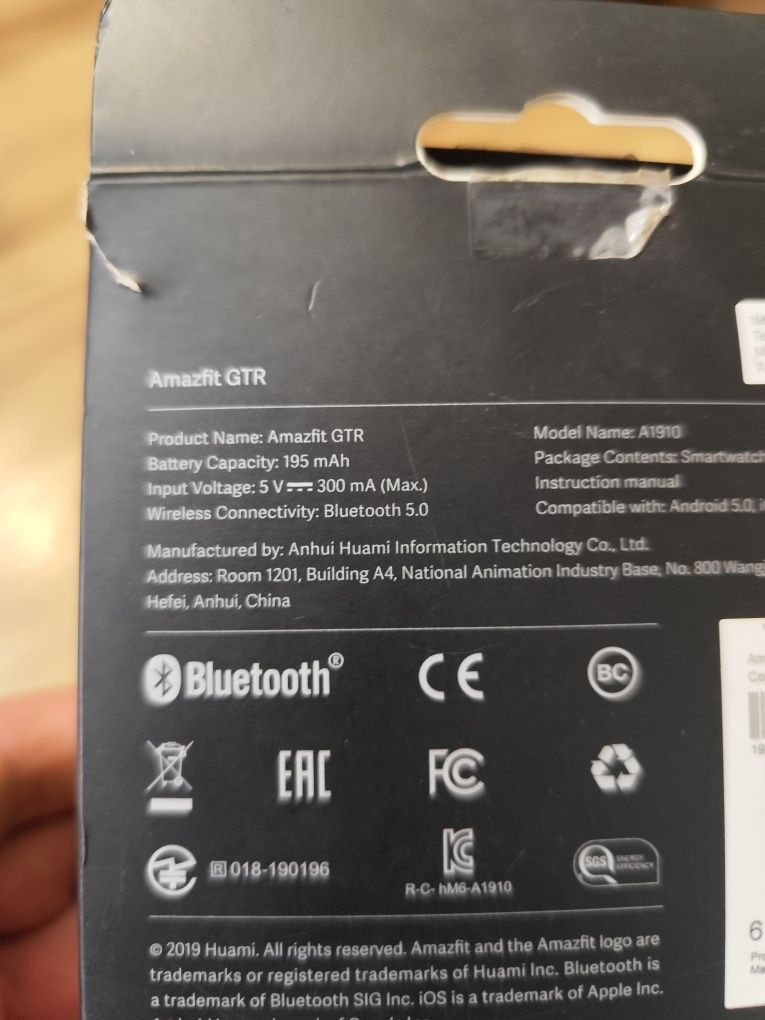 SmartWatch Amozfit GTR 42