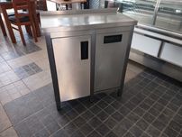 ACM1471 - Bancada Inox Fechada com Tulha e Porta - Usada