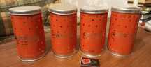 Нові металеві банки для сипучих продуктів