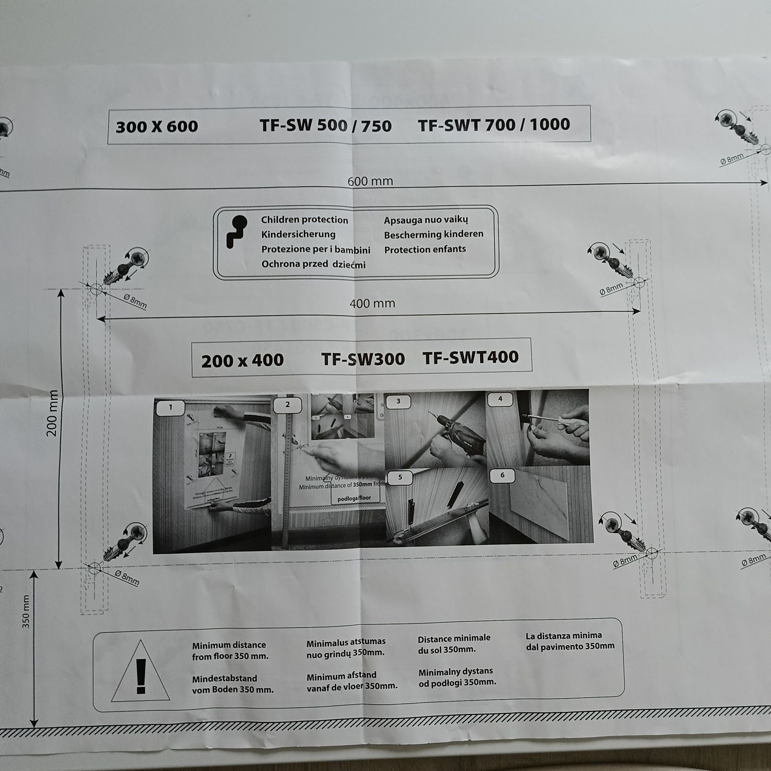 Grzejnik panel grzewczy Termofol TF-SWT1000