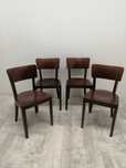 krzesła krzesło Thonet komplet do stołu do salonu drewniane orzech