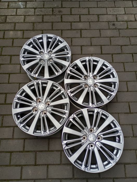 Alufelgi Peugeot 208 lift r16 4x108 kolor szary