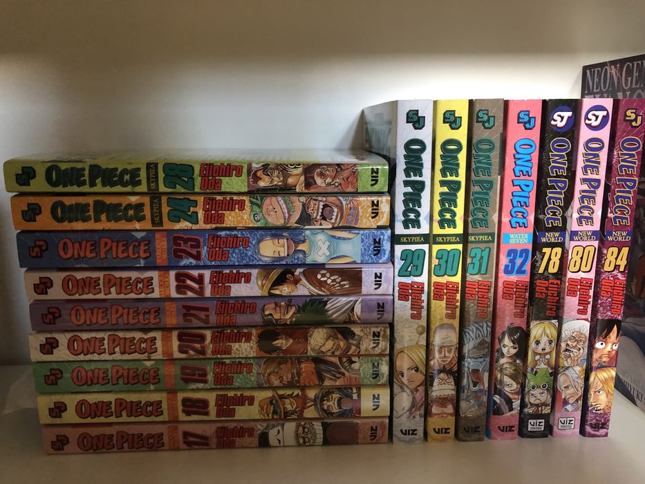 16 tomów One Piece manga ang