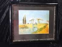 Most w Arles reprodukcja Van Gogh w gustownej ramie
