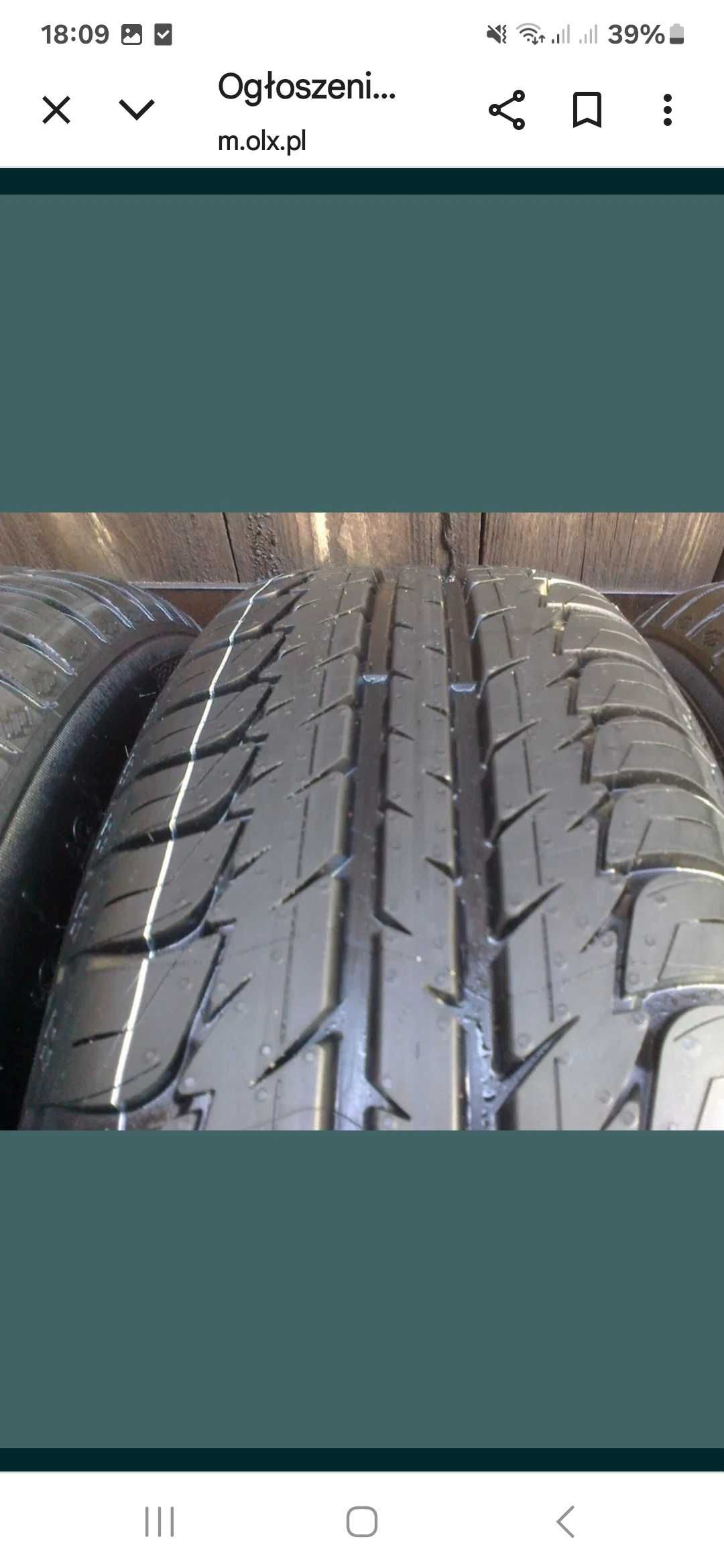 Opony letnie Kleber 185/65/15. Super stan. NOWE