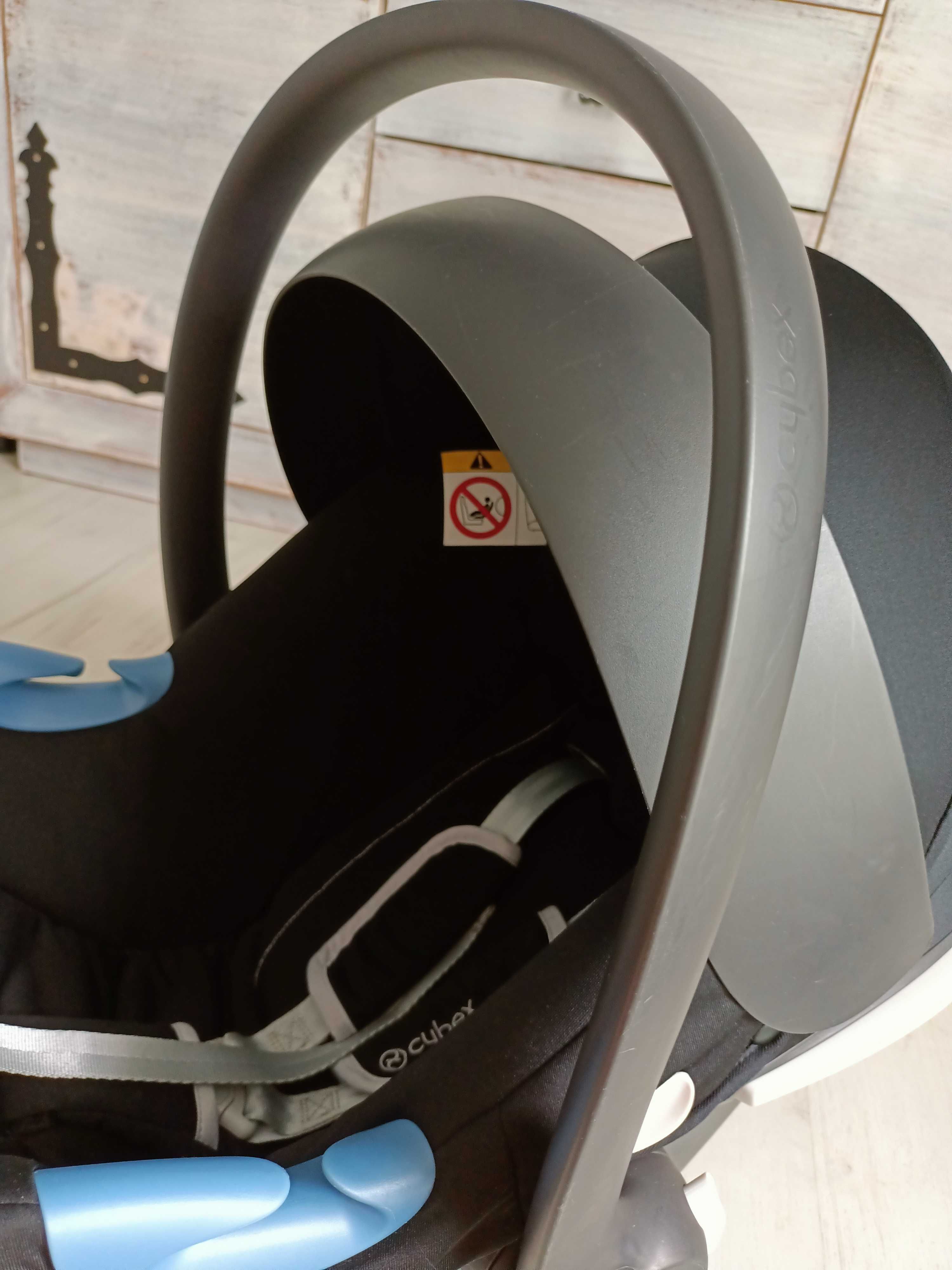 Nosidełko Cybex aton B i-Size + adaptery + kocyk do nosidła 0-13kg