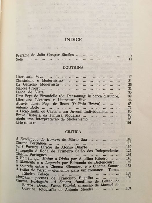 Obras de J. Régio/ Eça Visto por Régio/ Jorge de Sena