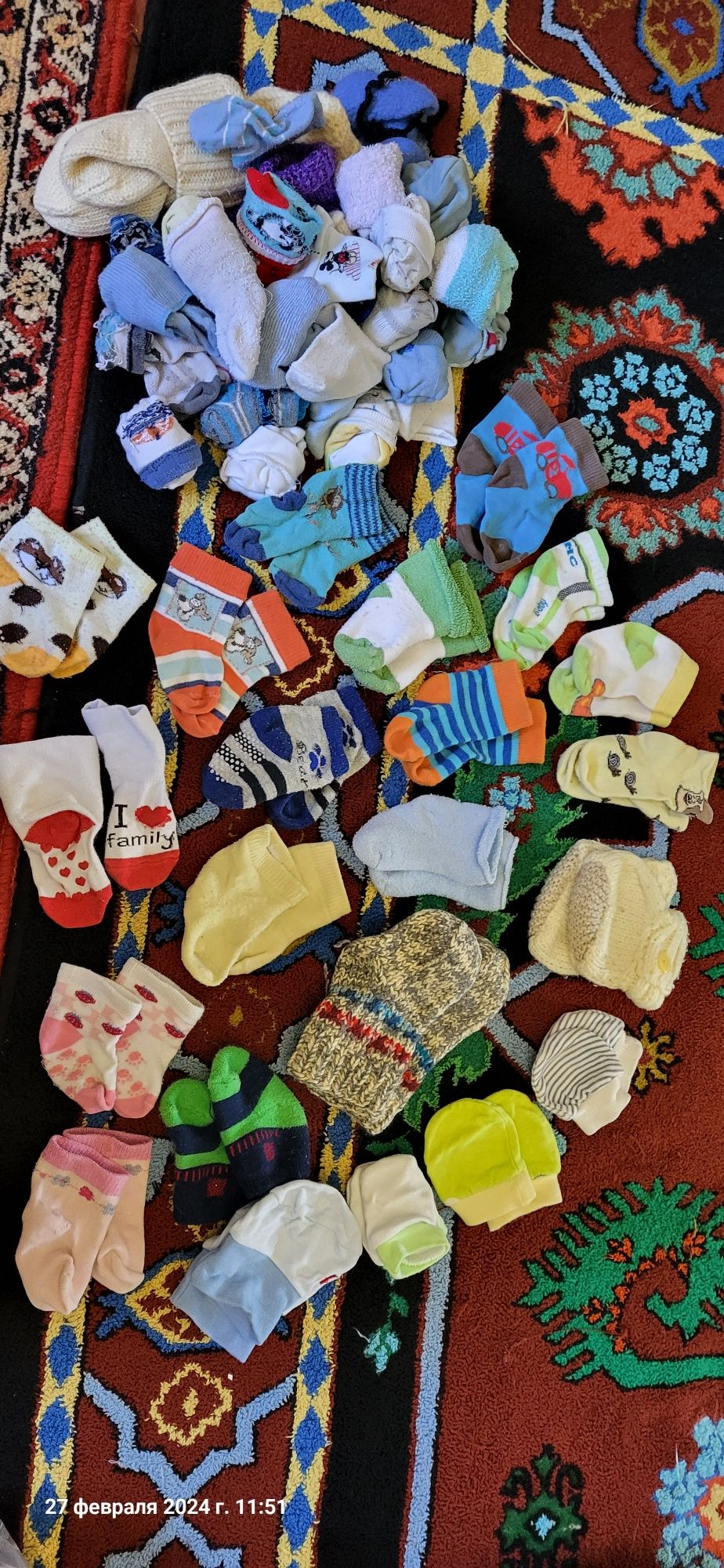 Детские носки от рождения до 2,5 лет
