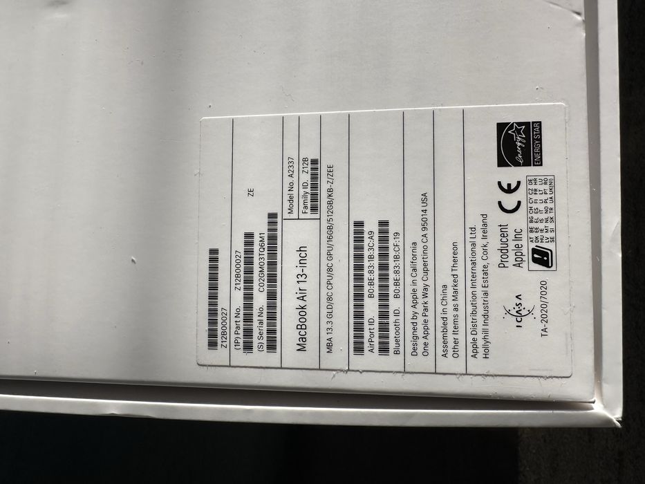 MacBook Air M1 2020 custom